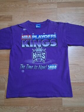 Sacramento Kings NBA Playoffs Purple Mens  Tee